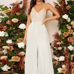 Shein Belle Wide Leg Jumpsuit (NEVER BEEN WORN!)